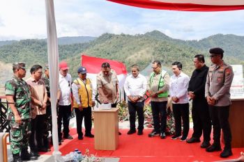 Bendungan Lolak Bolmong mampu mengairi 2.214 hektare sawah tadah hujan