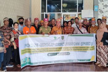 UMPR dampingi lima kabupaten di Kalteng susun Raperda Masyarakat Hukum Adat