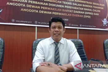 KPU Provinsi Sulteng tetapkan 811 bakal caleg untuk DCS Pemilu 2024