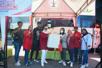 Peringati HUT ke-78 RI, Semen Padang gelar donor darah