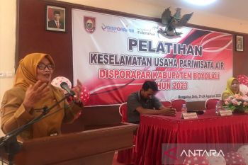 Disporapar  Boyolali gelar pelatihan keselamatan wisata air