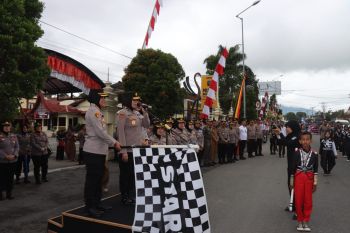 200 Polisi Wanita Sumbar dan NTB ikuti Napak Tilas Polwan RI di Bukittinggi