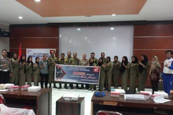 Honda safety riding bersama SATPOLPP kota Palu  Tema " Bangga menjadi generasi #Cari_aman "