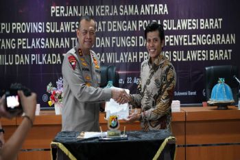 Polda Sulbar dan KPU sepakat menciptakan Pemilu 2024 berkualitas