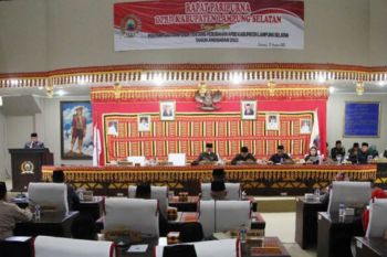 Bupati Lampung Selatan sampaikan Raperda Perubahan APBD TA 2023