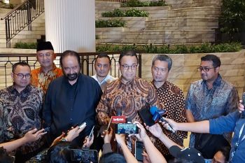 Bacapres Anies Baswedan dan Surya Paloh gelar pertemuan bahas perkembangan koalisi