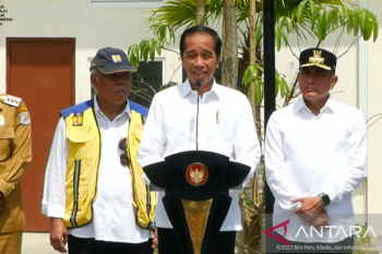 Jokowi ungkap begitu pentingnya air saat resmikan SPAM Mebidang