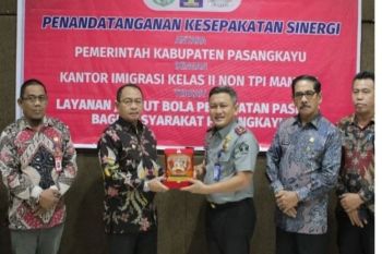 Imigrasi Mamuju dan Pemkab Pasangkayu bekerja sama pada layanan paspor
