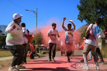 1.300 peserta mengikuti Rinjani Color Run 2023 di Sembalun Lombok Timur