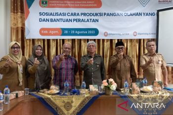IKM pangan di Sumbar dapat pelatihan cara produksi yang baik
