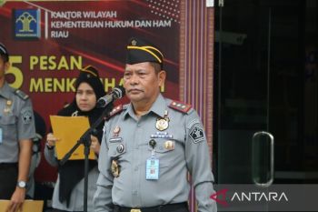 Kakanwil Kemenkumham Riau tekankan pentingnya leadership yang baik