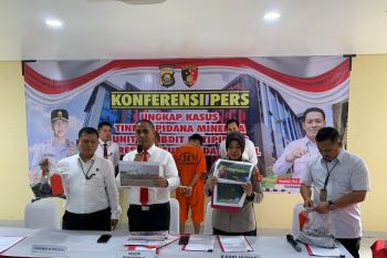 Polda Sumsel gagalkan pengiriman ilegal 50 ton batubara ke Jawa