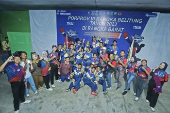 Bangka Barat kuasai perolehan medali emas cabor tinju Porprov VI Babel