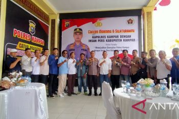 Polres Kampar ajak bersinergi dengan insan pers