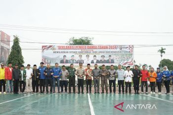 Polres Solok Selatan ajak semua elemen deklarasikan Pemilu damai