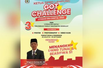 Ketua DPRD Lampung gelar 'Got Challenge' menangkan hadiah beasiswa S-1