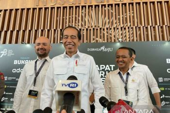 Jokowi sebut tak ada paten soal koalisi Indonesia Maju Prabowo
