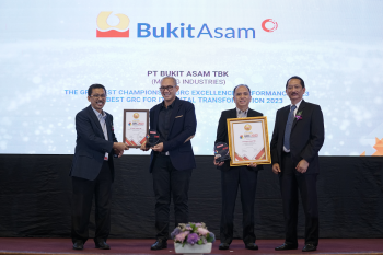 Terapkan standar GRC tinggi, Bukit Asam (PTBA) borong empat penghargaan
