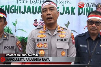 Kapolersta Palangka Raya ikut tanam bibit pohon Polri lestarikan Negeri
