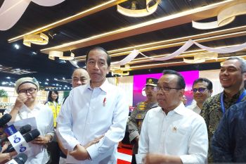 Jokowi tak bahas duet Anies-Cak Imin saat bertemu Surya Paloh