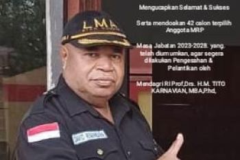 Lembaga Masyarakat Adat Biak minta percepat pelantikan 42 anggota MRP terpilih