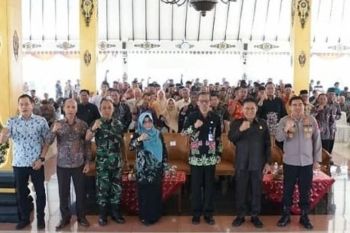 Pilkades serentak, 74 calon kepala desa di Magetan ikrar damai