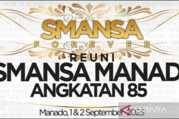 Temu kangen alumni SMANSA Manado Angkatan 85 berikan fasilitas penunjang pendidikan