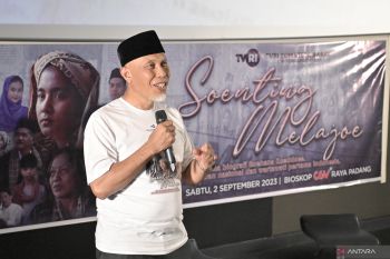 Gubernur Mahyeldi nilai Film Soenting Melajoe sarat nilai sekaligus gairahkan ekonomi kreatif