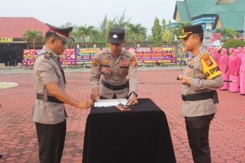 Dua jabatan Kapolsek di Bengkalis berganti