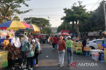 Lalu lintas di sekitar  Pesta Rakyat Purnatugas Ganjar lancar