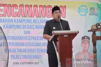 Bupati Anwar Sadat jadikan kampung nelayan "Kampung Bebas Narkoba"
