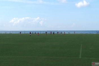 Lapangan Bali United menjadi lokasi latihan timnas tiga negara di Piala Dunia U-17