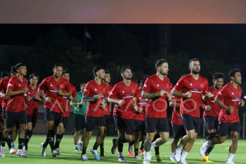 Latihan Timnas Indonesia