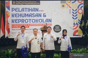 Tingkatkan komunikasi publik, Kemenkumham Sumsel gelar pelatihan kehumasan dan keprotokolan