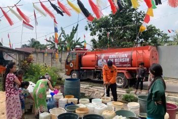 Pemkot telah salurkan 420 ribu liter air bersih