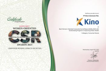 Kino Indonesia sabet penghargaan dalam 'Women-Oriented CSR Award 2023'