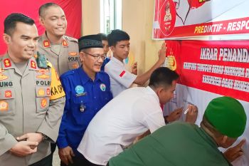 Desa Gumawang Kampung OKU Timur percontohan pemberantasan narkoba