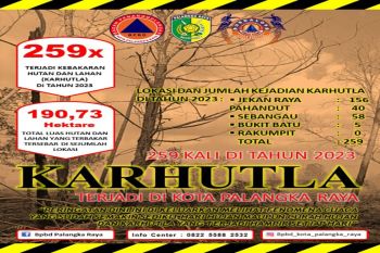 BPBD Palangka Raya tetap pantau karhutla meski diguyur hujan