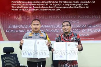 Polres Maneje ajak ciptakan pemilu damai