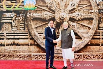 Presiden Jokowi tiba di lokasi KTT G20