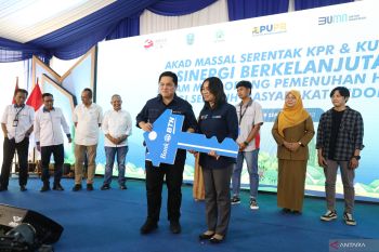 Menteri BUMN apresiasi BTN lanjutkan program rumah murah bagi rakyat
