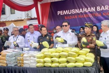 BNN RI musnahkan ratusan kilogram narkoba