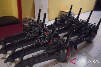 Polresta Sorong tangkap seorang anggota polisi pencuri mesin motor tempel