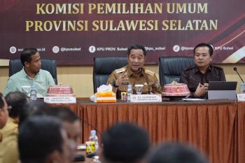 Penjabat Gubernur kunjungi KPU Sulsel komitmen sukseskan Pemilu 2024