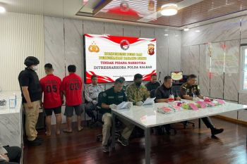 Dua tersangka AS dan RD kasus narkoba di Kalbar terancam hukuman mati