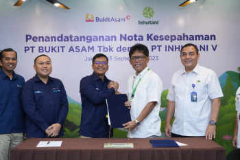 PTBA teken MoU dengan Inhutani V untuk reklamasi hingga pengelolaan hutan
