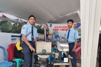 SMKN 2 Praya Tengah ciptakan mesin perajang singkong