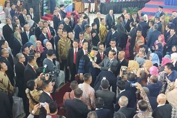 Presiden Jokowi menghadiri Dies Natalis ke-60 IPB