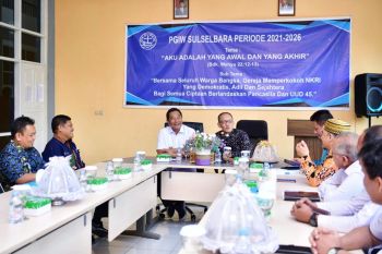 Pj Gubernur Sulsel meminta dukungan PGIW dalam menjalankan program