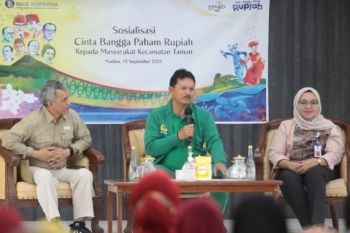 Wali Kota Madiun sosialisasi "Gerakan Cinta, Bangga dan Paham Rupiah"